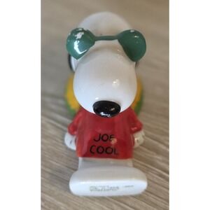Vintage 1966 Peanuts Snoopy Joe Cool Glasses Figurine Paper Weight Schulz Japan